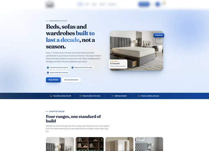 ZHR Beds website