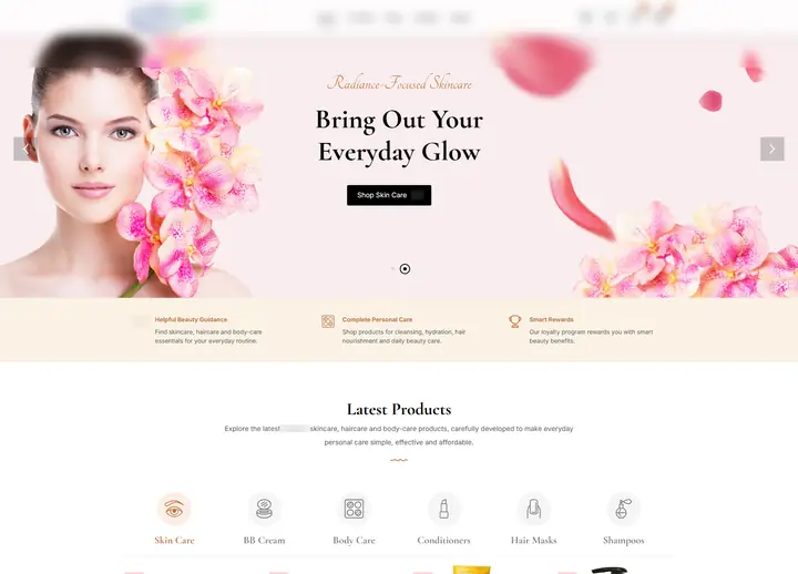 SafeSan Skincare website