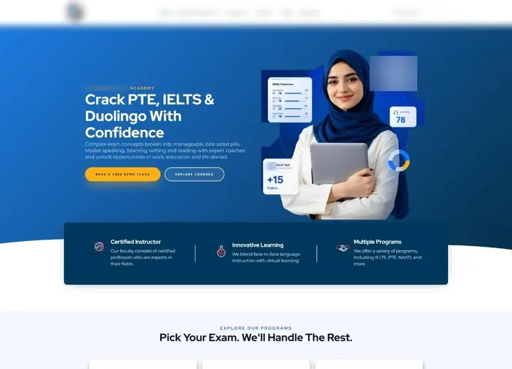 Language Pills website