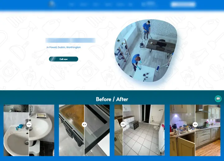Clearo Cleaning Solutions website